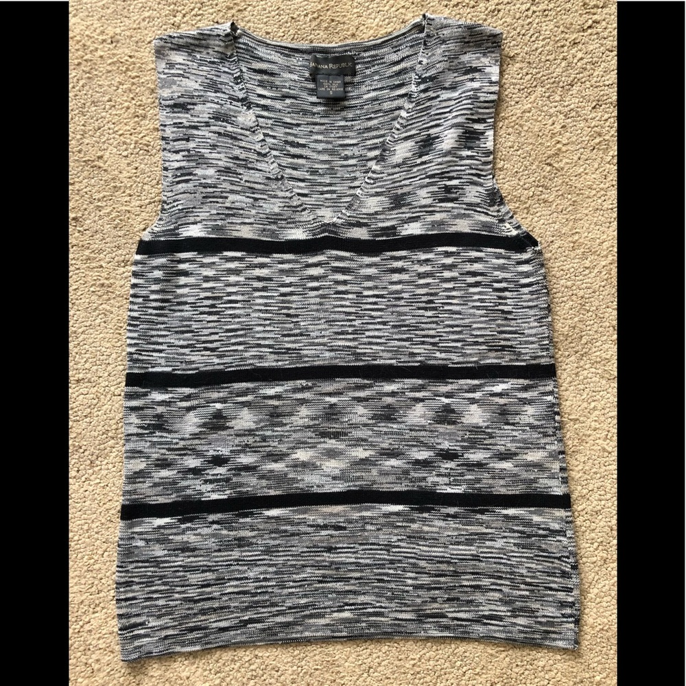 Banana Republic sleeveless silk top